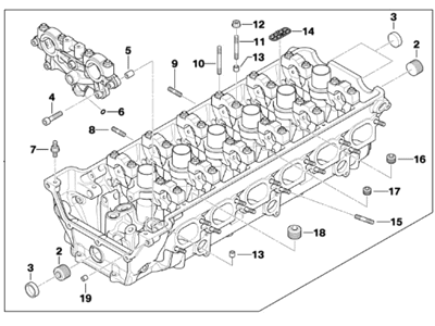 2005 BMW M3 Cylinder Head - 11127837851