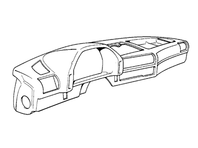 BMW 51458140690 Trim Panel Dashboard