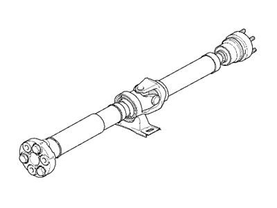 BMW 545i Drive Shaft - 26107526165