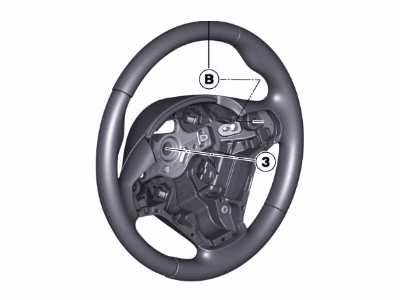 2015 BMW 428i Steering Wheel - 32306863349