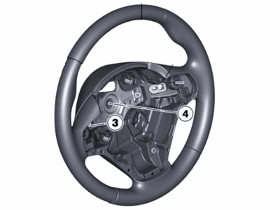 BMW 328i GT Steering Wheel - 32306854756