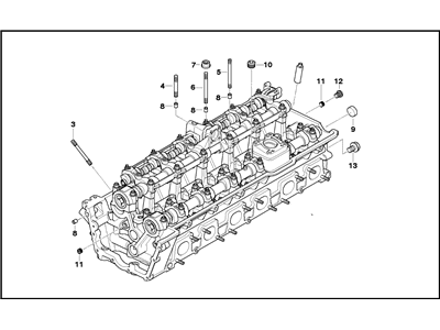 2003 BMW 760Li Cylinder Head - 11127598762