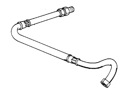 BMW 17211712416 Oil Cooling Pipe Outlet