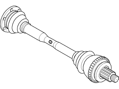 2002 BMW 325i Axle Shaft - 33217504521