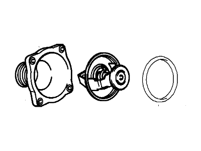 BMW 11531437526 Thermostat With Characteristics Control