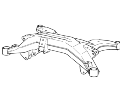 BMW 33312227373 Rear Axle Carrier