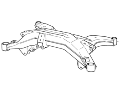 BMW 850i Axle Beam - 33311135108