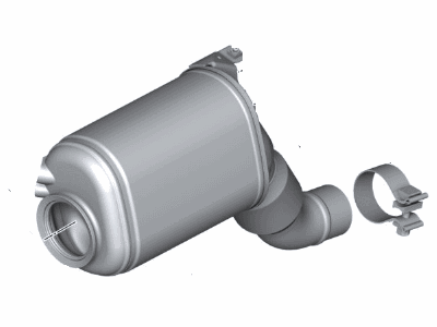 2015 BMW X5 Catalytic Converter - 18308571007