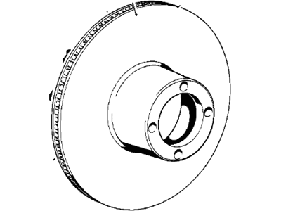 1978 BMW 320i Brake Disc - 34111163126