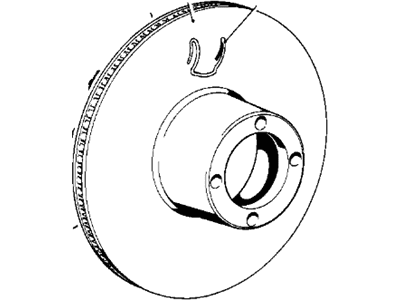 1978 BMW 320i Brake Disc - 34111119112
