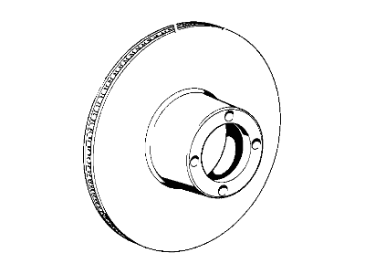 BMW 34111163125 Brake Disc, Ventilated