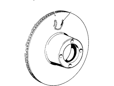 1978 BMW 320i Brake Disc - 34111119248