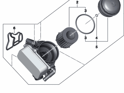 BMW 11428642284 Oil Filter