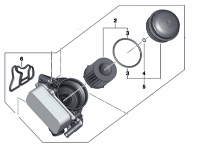 2015 BMW X4 Oil Filter - 11428637812