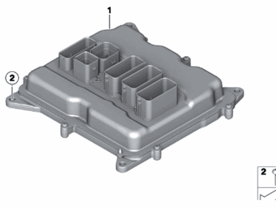 2017 BMW X5 Engine Control Module - 12148697391