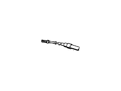 BMW 850i Parking Brake Cable - 34411158672