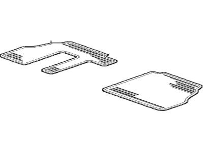 BMW 51470416691 Kit Floor Mats Rubber 3Rd Seat Row