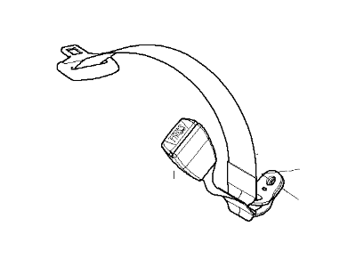 BMW 323Ci Seat Belt - 72118242767