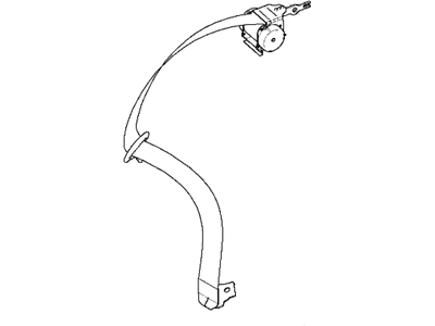 2001 BMW 330Ci Seat Belt - 72118201017