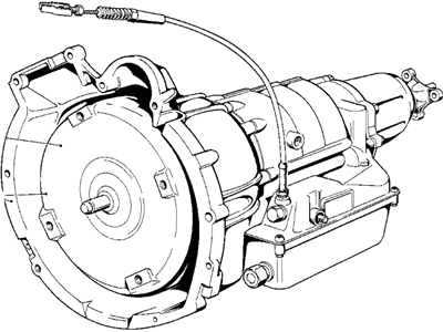 BMW 633CSi Transmission Assembly - 24009058391