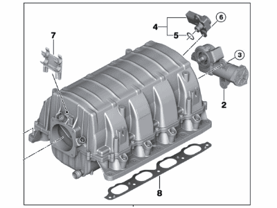 BMW 645Ci Intake Manifold - 11617537882