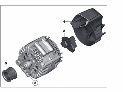 BMW M760i xDrive Alternator - 12317540743