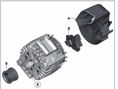 2020 BMW M760i xDrive Alternator - 12318657240