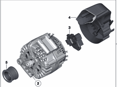 2010 BMW 760Li Alternator - 12317603780