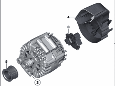 2019 BMW M760i xDrive Alternator - 12317540744