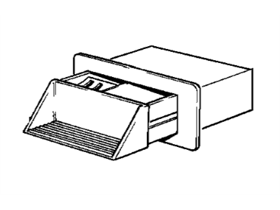 BMW 51161968486 Ashtray Rear