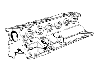 BMW 11111714834 Engine Block With Piston