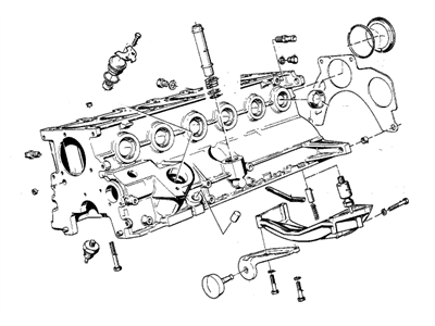 BMW 11111730875 Gasket Set Engine Block Asbesto Free