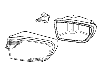 1997 BMW 540i Fog Light - 63178360575