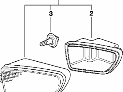 BMW Z3 Fog Light - 63178381978