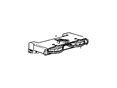 1984 BMW 733i A/C Switch - 64111368466