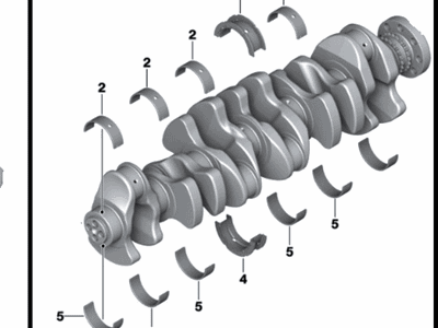 BMW 440i Gran Coupe Crankshaft - 11217643257