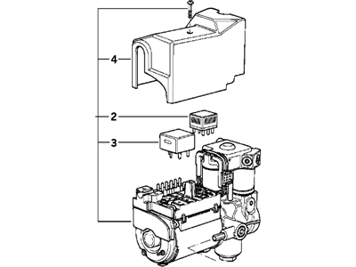 1992 BMW 525i ABS Pump And Motor Assembly - 34511140005