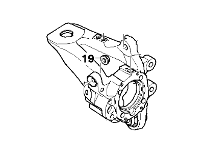 BMW 33326770923 Wheel Carrier, Rear Left