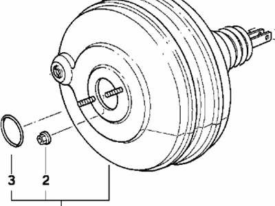 1995 BMW 540i Brake Booster - 34331161485