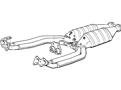 BMW 11761716772 Catalytic Converter