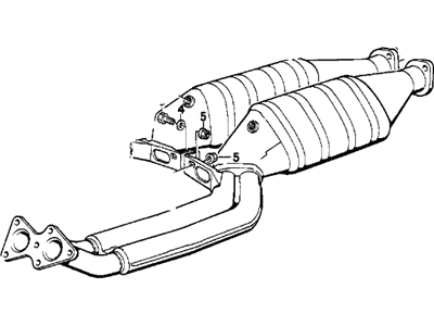 1994 BMW 750iL Catalytic Converter - 11761716771