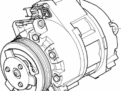 2007 BMW X5 A/C Compressor - 64529185142