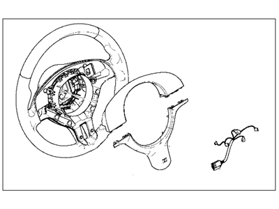 2003 BMW 325i Steering Wheel - 32342282021