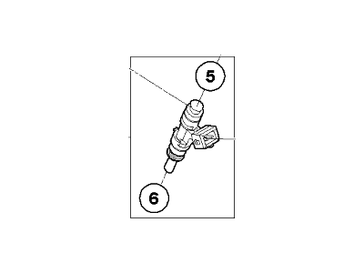 BMW M3 Fuel Injector - 13647838440