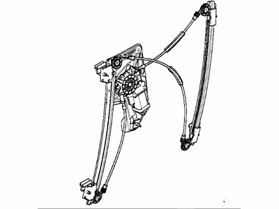 BMW 750iL Window Regulator - 51338125201