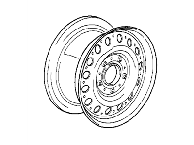 1987 BMW 325is Alloy Wheels - 36111178826