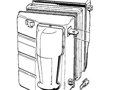 1988 BMW M5 Air Filter Box - 13711311531
