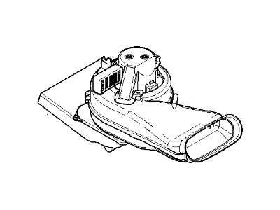 BMW 64118385546 Rear Blower