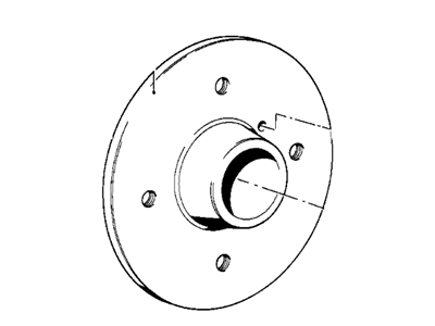 1983 BMW 320i Wheel Hub - 31211116682