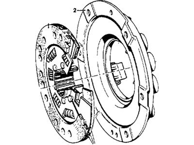 1970 BMW 1602 Pressure Plate - 21219056399